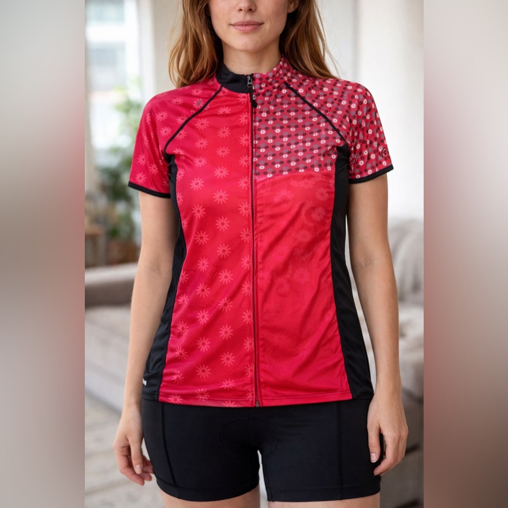 Canari Short Sleeve Cycling Jersey Top